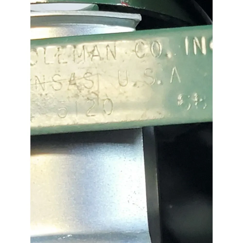 Vintage Coleman 5120 LP Gas Lantern Green 1968 No Globe